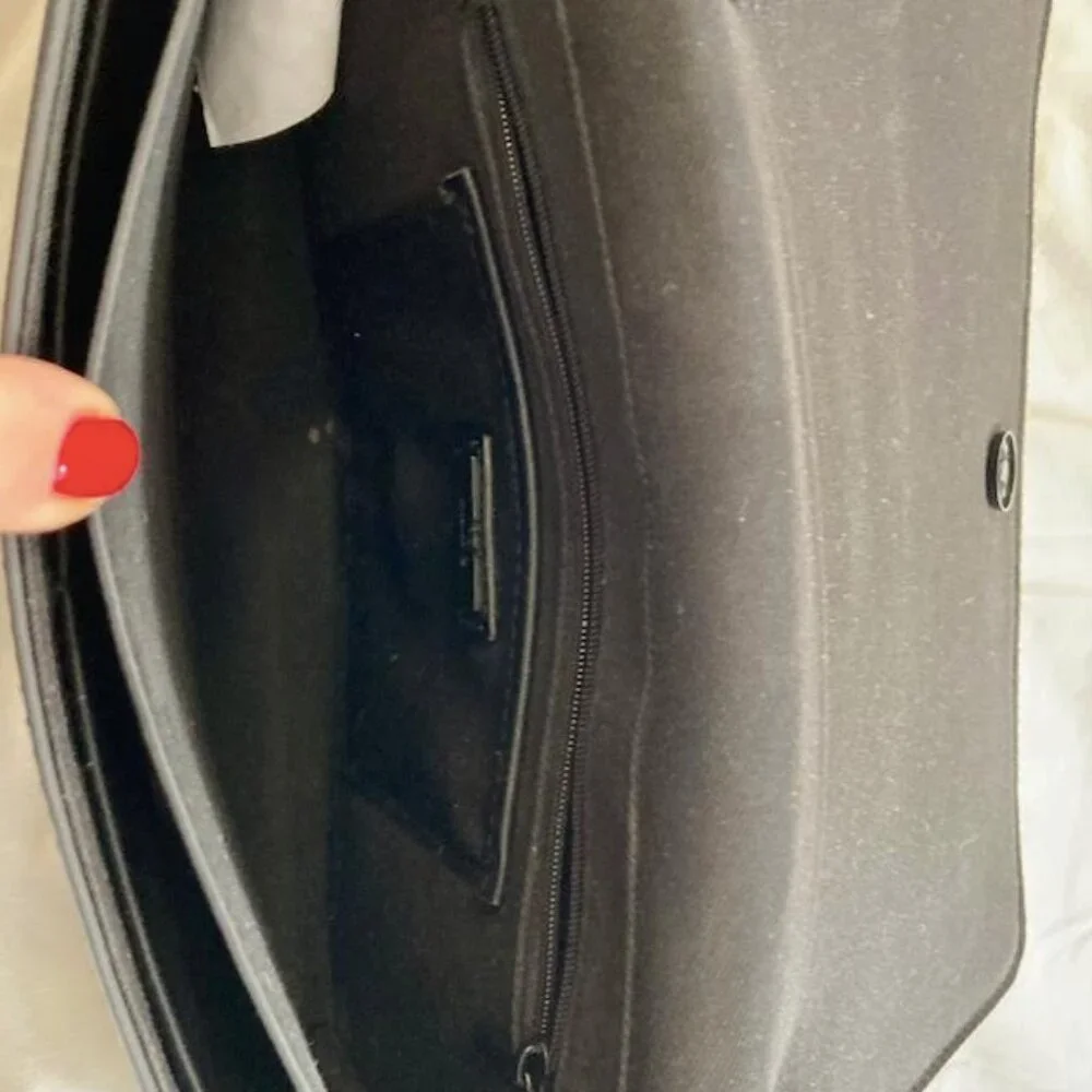 ALDO Greenwald Chain Border Quilted Cross Boody Bag in Black Colour - Picture 11 of 11